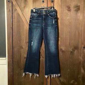 KanCan raw hem bootcut jeans 11/29